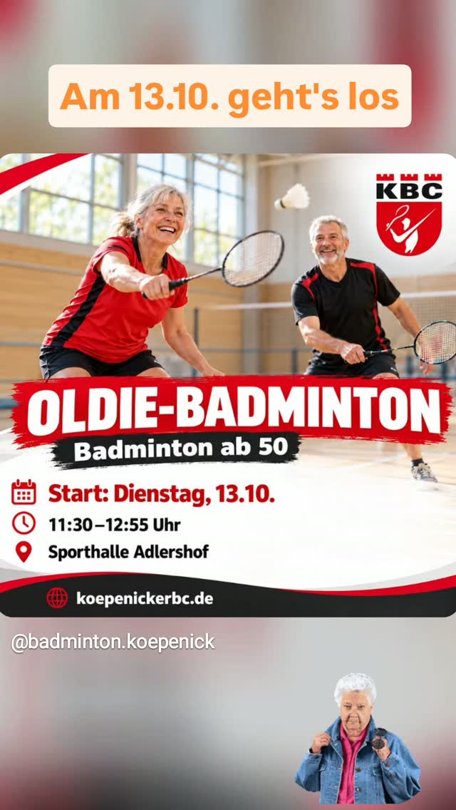 Am 13.10. geht's los